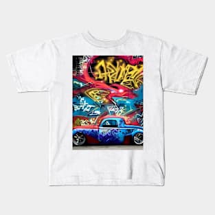 Graffiti Hotrod 11 Kids T-Shirt